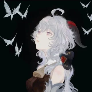 ❄️ emoji 💕Гань юй 💕(автор @Tapok_ezha) Telegram sticker 24 of 54