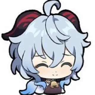 ❄️ emoji 💕Гань юй 💕(автор @Tapok_ezha) Telegram sticker 7 of 54