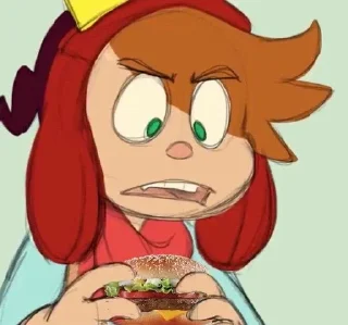 🍔 emoji W2h Sock Telegram sticker 9 of 18