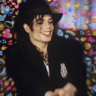 Sticker from Michael Jackson