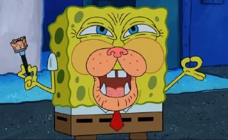 😼 emoji spongebob Telegram sticker 14 of 105