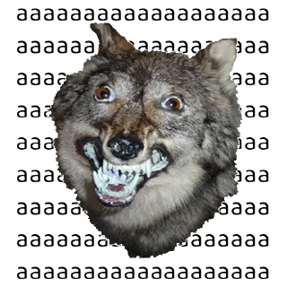 😃 emoji ВОЛК НЕ ВОРК Telegram sticker 16 of 20