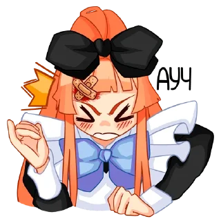 😖 emoji Мей | @sovavrestickers Telegram sticker 7 of 48