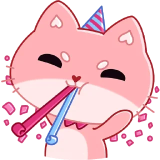 🥳 emoji Мео | @sovavrestickers Telegram sticker 16 of 49