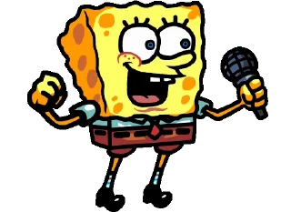 🌟 emoji Cringe spong fnf Telegram sticker 2 of 50