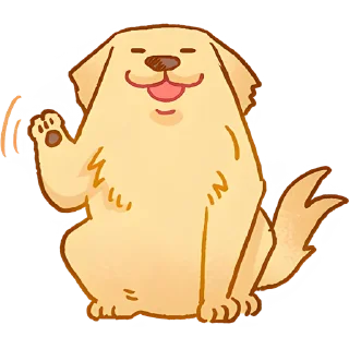 Sticker from Милый ретривер @Nyasticks