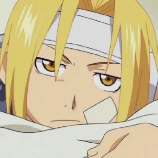 😐 emoji Эдвард Элрик Telegram sticker 17 of 23