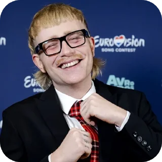 👓 emoji 💗Joost Klein💗 Telegram sticker 15 of 120