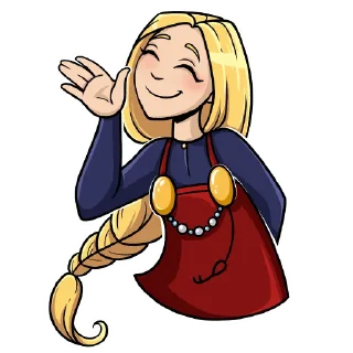Sticker from Helga the Viking song