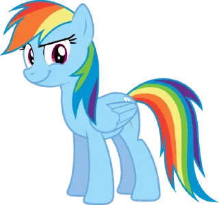 ✅ emoji Rainbow | @MyLittlePony_bots Telegram sticker 22 of 120