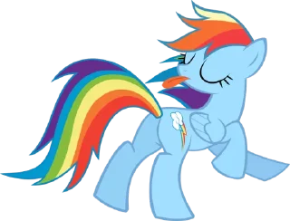 🤪 emoji Rainbow | @MyLittlePony_bots Telegram sticker 12 of 120