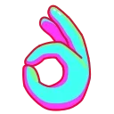 👌 emoji Rainbow emoji Telegram sticker 13 of 25