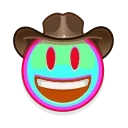 🤠 emoji Rainbow emoji Telegram sticker 17 of 25