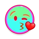 😘 emoji Rainbow emoji Telegram sticker 9 of 25