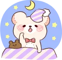 😴 emoji Bear's mau mau :: @line_stickers Telegram sticker 12 of 80