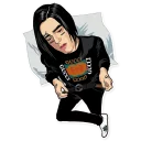 😴 emoji Cute FACE! Telegram sticker 6 of 12