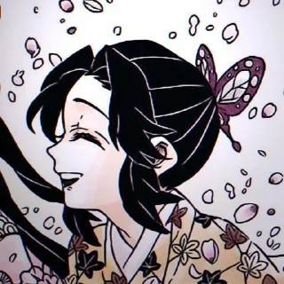 🐾 emoji shinobu kocho Telegram sticker 5 of 49