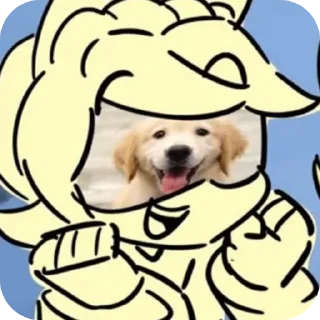 🐶 emoji Син кор Telegram sticker 20 of 47
