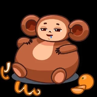 Sticker from Kapibara&Cheburashka=?