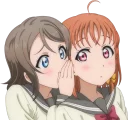 👂 emoji Love Live! Sunshine!! Telegram sticker 10 of 75