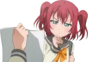 🤔 emoji Love Live! Sunshine!! Telegram sticker 5 of 75