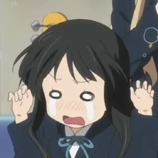 😰 emoji k-on! Telegram sticker 22 of 53