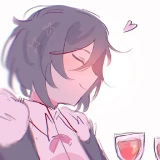 😌 emoji bsd by akechisu @maennoaki Telegram sticker 21 of 85