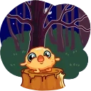 🥶 emoji Колобок @FOXDIZIGNERLIFE @dmitrieva_motion Telegram sticker 23 of 25