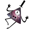 😬 emoji Bill Cipher Telegram sticker 5 of 21