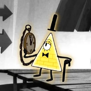 ⏰ emoji bill cipher by @mystery_shack_ua Telegram sticker 6 of 71