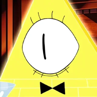 😧 emoji bill cipher by @mystery_shack_ua Telegram sticker 15 of 71