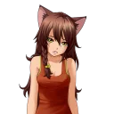 😔 emoji Julia (Everlasting Summer) Telegram sticker 12 of 13