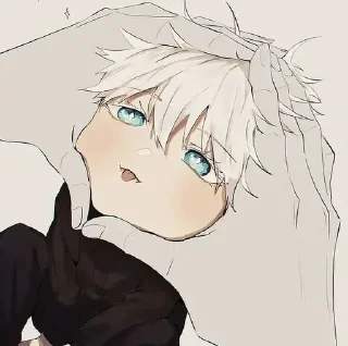 😚 emoji Gojo satoru Telegram sticker 8 of 89