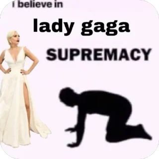 😘 emoji Lady Gaga Telegram sticker 20 of 60