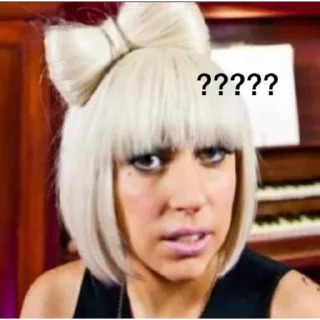 🤨 emoji Lady Gaga by @Wildly_Masha Telegram sticker 17 of 120