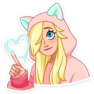💙 emoji Лина - @stickers_vk Telegram sticker 14 of 48