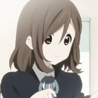 💮 emoji •`Yui Hirasawa | @stickerskn Telegram sticker 17 of 25