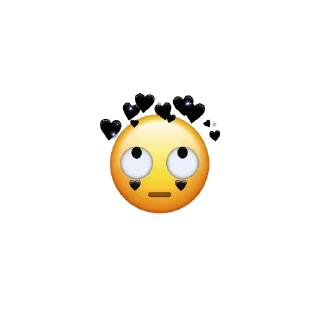 🙄 emoji Чёрные стикеры - @stickerRu_bot Telegram sticker 22 of 35
