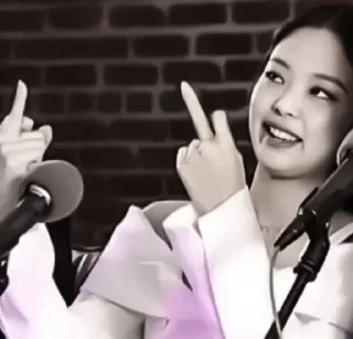 🖕 emoji jisoo from sushi stickers Telegram sticker 23 of 30