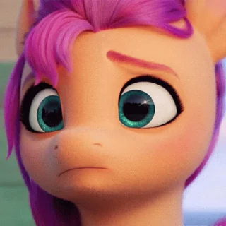 😞 emoji G5 | @MLP_AnimatedStickers Telegram sticker 8 of 50
