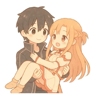 ❤ emoji Asuna & Парные 🫶 | @AsuMeo Telegram sticker 14 of 110