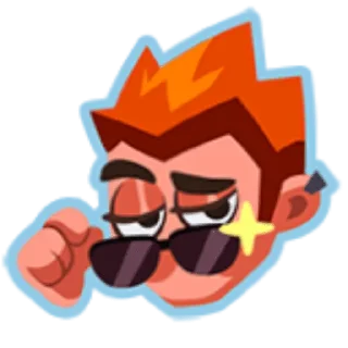 😎 emoji Bullet echo emoji Telegram sticker 20 of 86