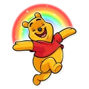 🌈 emoji Winnie the Pooh Telegram sticker 11 of 35