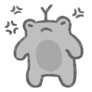 😠 emoji две жабки Telegram sticker 5 of 20