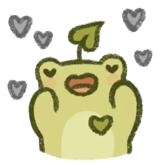 🥰 emoji две жабки Telegram sticker 6 of 20