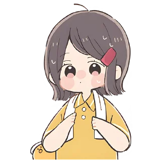 😳 emoji Анимешная девочка @Nyasticks Telegram sticker 16 of 41