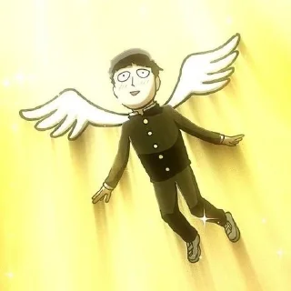 🦅 emoji mob psycho 100 Telegram sticker 23 of 38