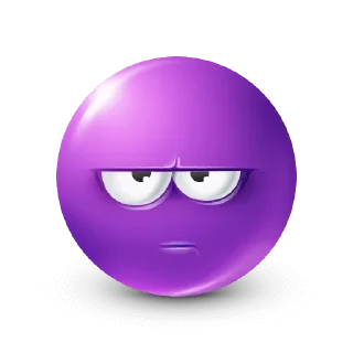 🤩 emoji Purple Emoji @TgSticker Telegram sticker 17 of 94