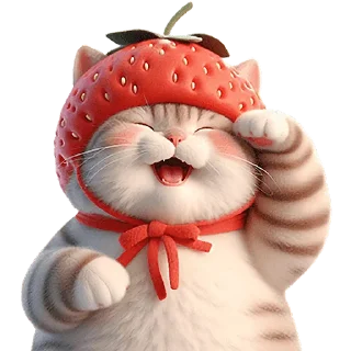 Sticker from Пушистые клубники @Nyasticks