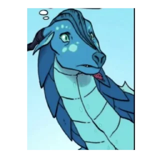 😕 emoji Dragon of fire Telegram sticker 7 of 80